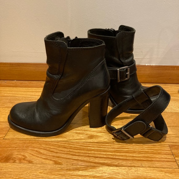 All Saints Jules Heeled Motorcycle boots - Picture 2 of 5